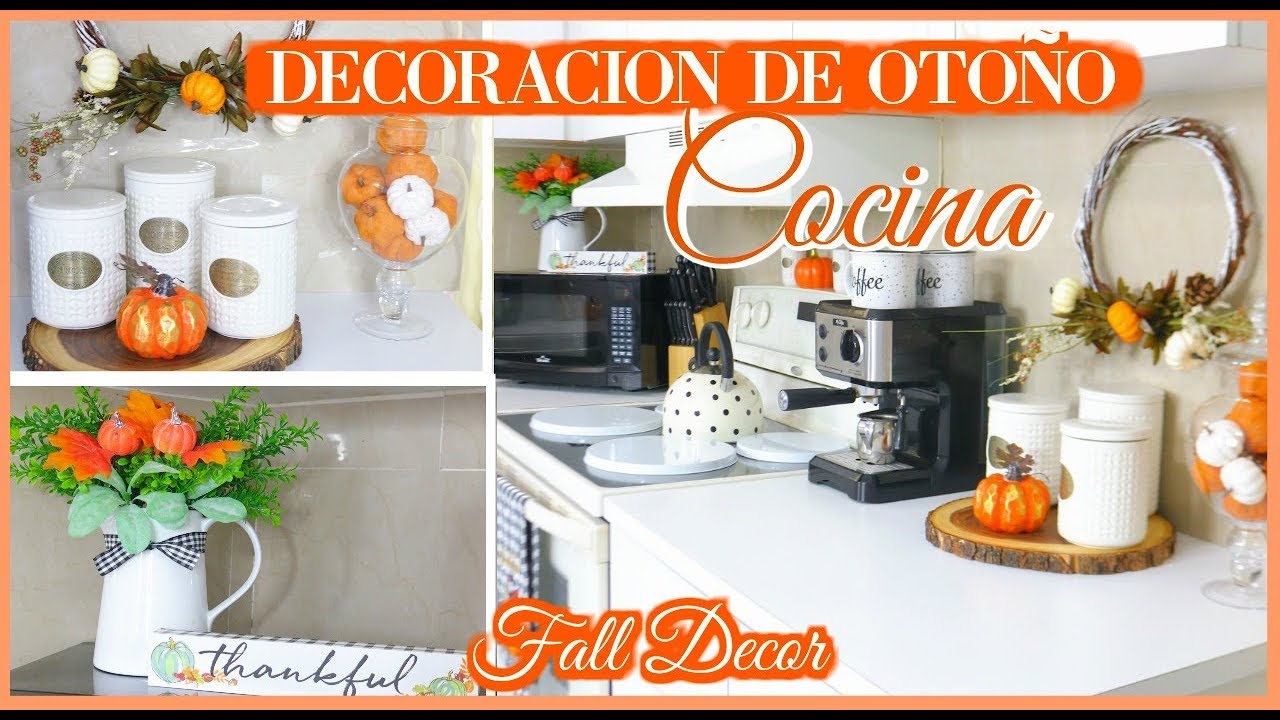DECORACIÓN OTOÑO 2019 / IDEAS PARA DECORAR UNA COCINA PEQUEÑA EN OTOÑO / FALL DECOR