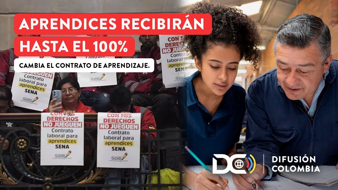 Aprendices del Sena ganarán hasta un salario mínimo en 2026