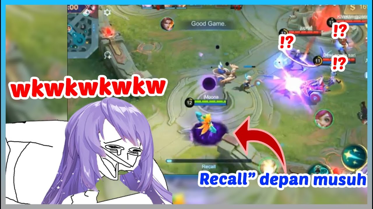 Moona langsung kena karma akibat tengil recall recall depan musuh