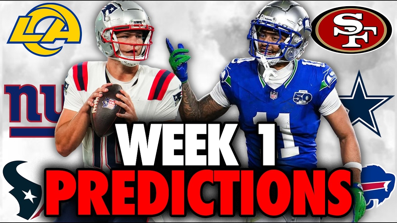 NFL Week 1 Predictions for EVERY GAME!! | NFL Analysis