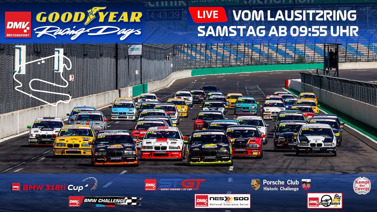 🔴 5. Lauf DMV Goodyear Racing Days - Lausitzring - 24.08.2024 - Live