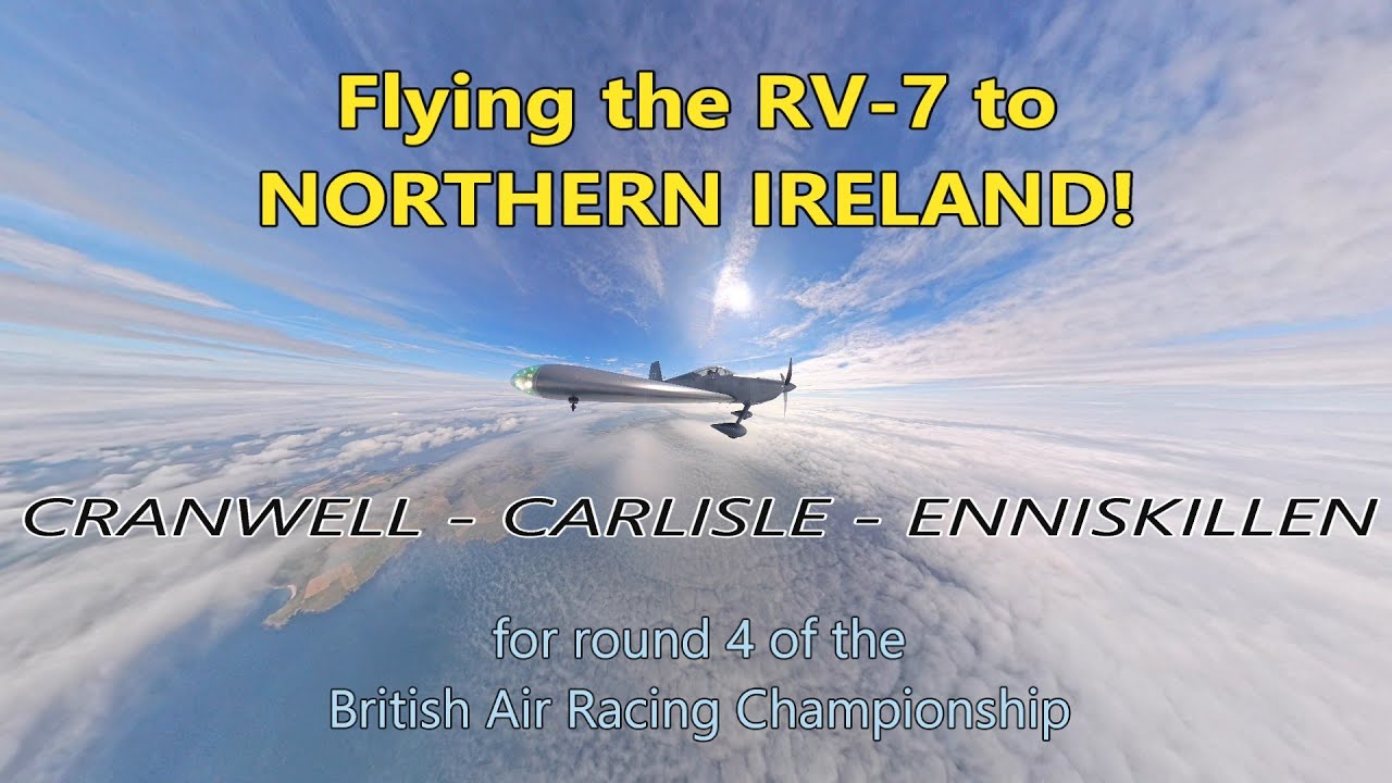 Flying to Northern Ireland in the RV-7!
