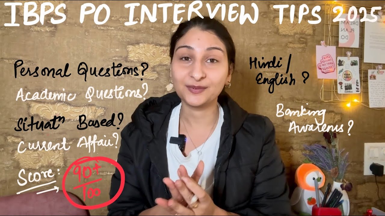 BANK PO INTERVIEW TIPS BY Karishma Singh Banker - Score 90+ easily with these topics | 