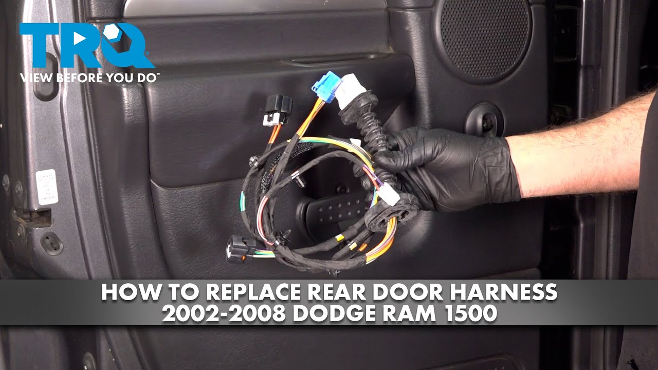 How to Replace Rear Door Harness 2002-2008 Dodge Ram 1500