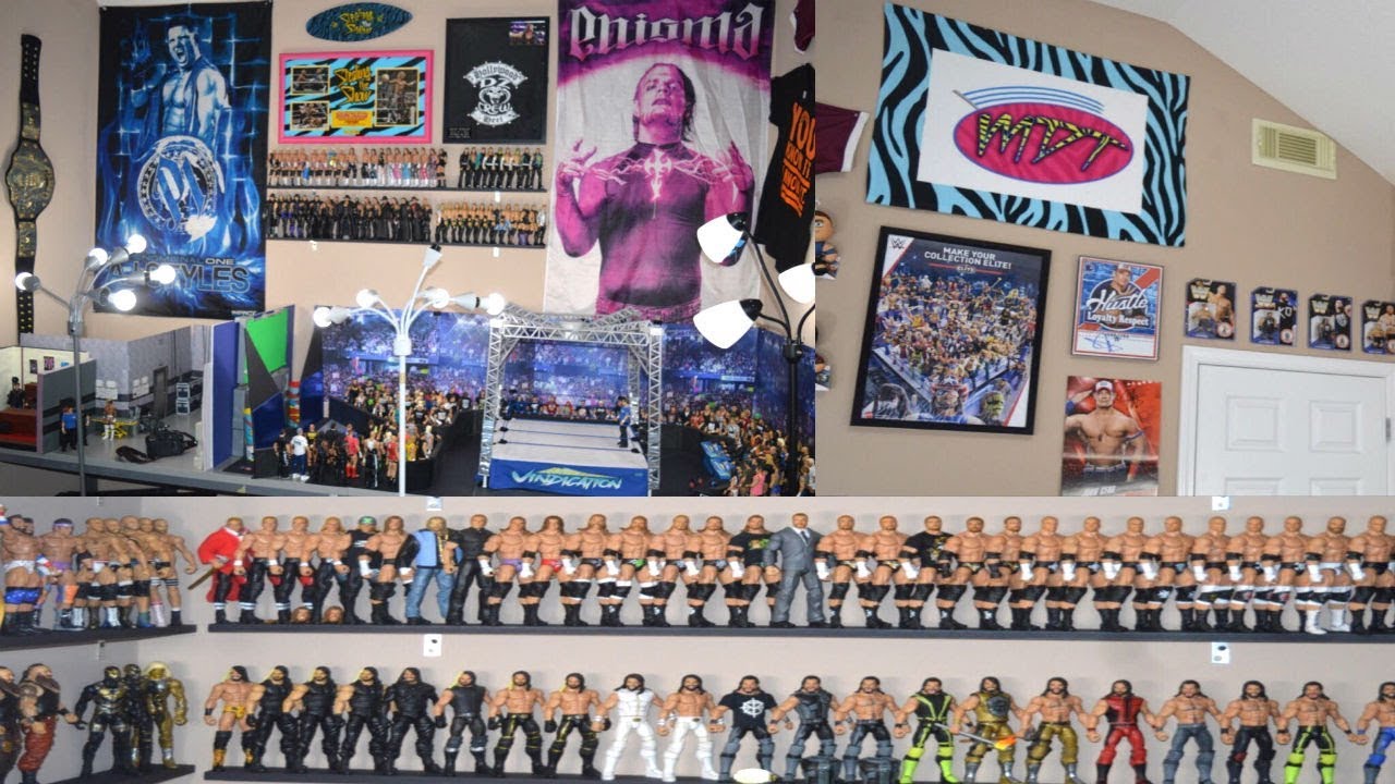 WWE ROOM TOUR & COLLECTIONS 2018!