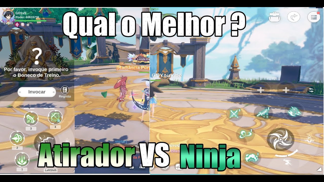 GD1v9 - The Legend of Neverland - Atirador x Ninja, Qual é o Melhor ?