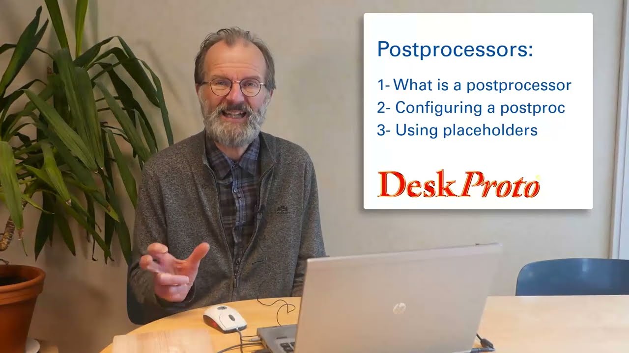 How to configure a postprocessor in DeskProto.