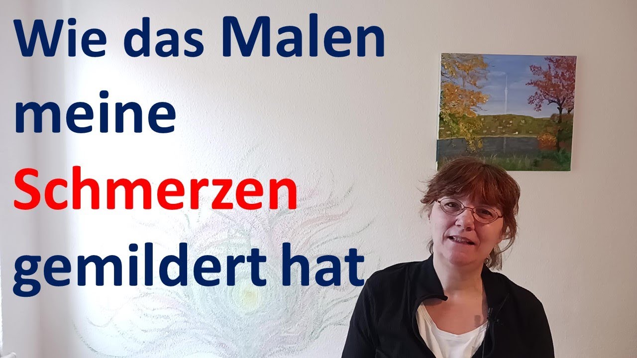 Schmerz mildern durch das Malen Malen mit Aquarell Seelenbilder Emotionen malen intuitiv malen
