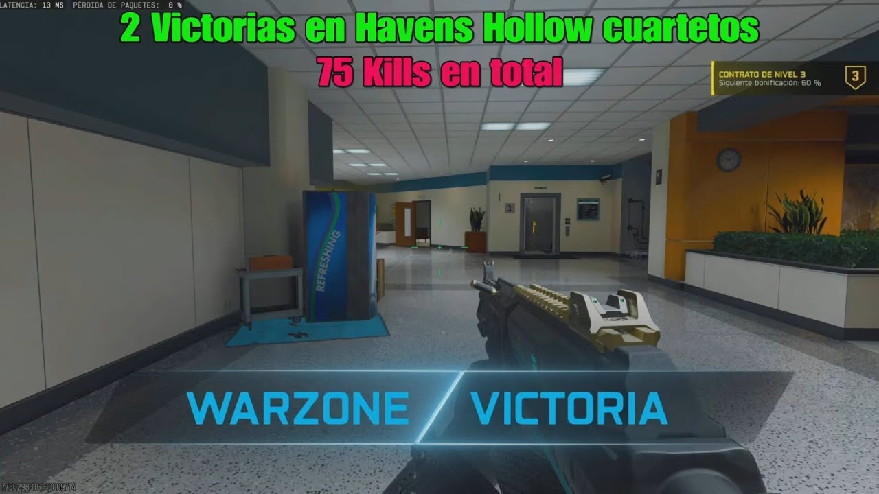 2 Victorias en Havens Hollow cuartetos informal con 75 Kills en total