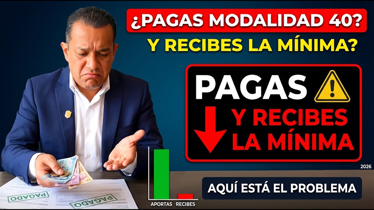 Modalidad 40: Pagó y Solo Recibirá Pensión Mínima (Error Fatal)