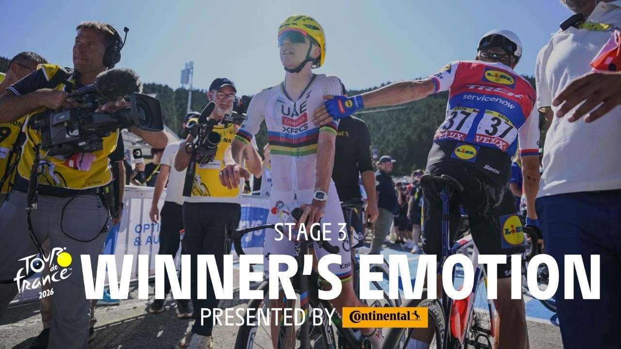 Tour de France 2026 - Stage 3 Winner's emotion