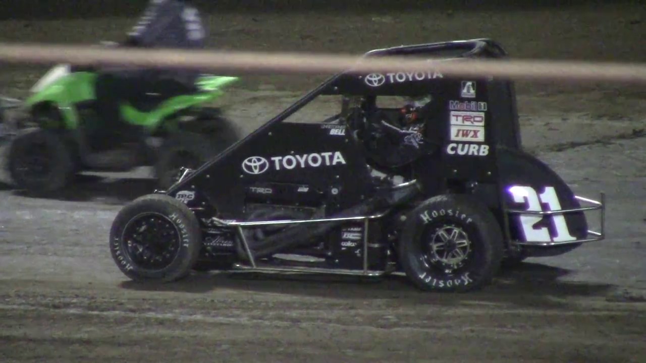 Christopher Bell & Kyle Larson Put on the greatest midget show on Dirt EVER!!