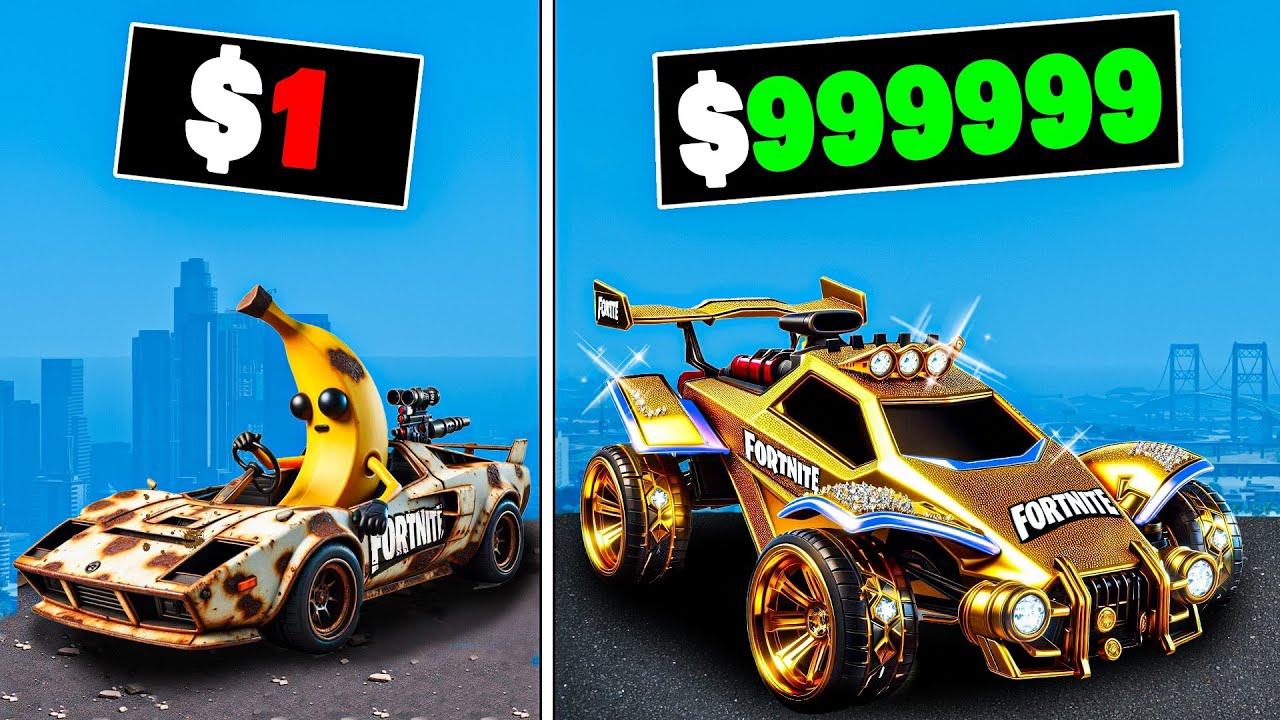 Машина Fortnite стоимостью от 1 до 1 000 000 долларов в GTA 5