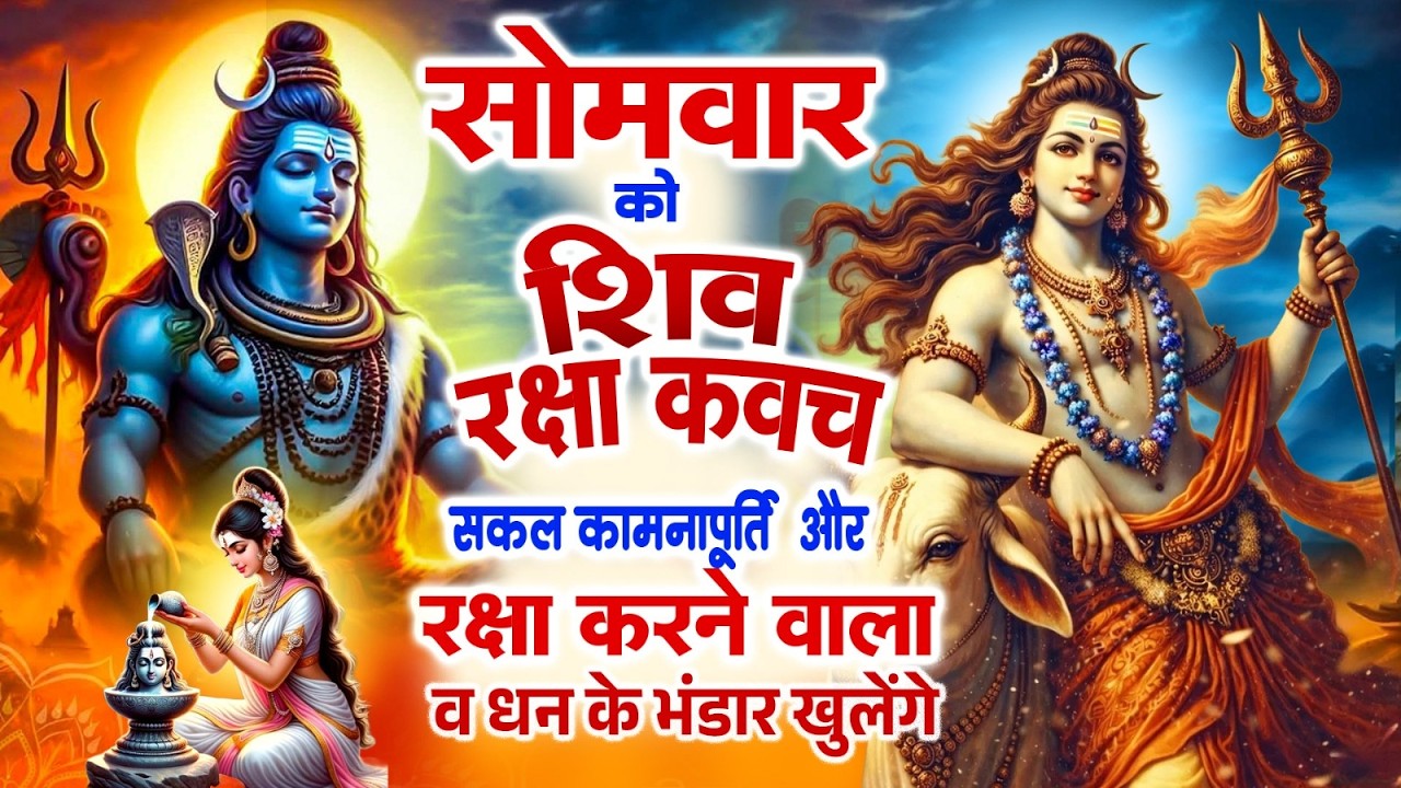 सोमवार को शिव रक्षा कवच यह कवच सकल कामनापूर्ति और रक्षा करने वाला व धन के भंडार खुलेंगे~Shiv Kavach