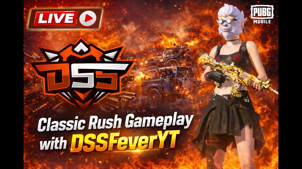 PUBG MOBILE LIVE WITH DSSFEVERYT #pubgm #pubg