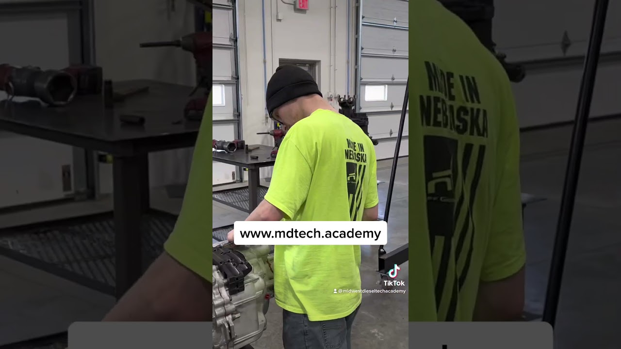 Diesel tech training in Sioux City #tradeskills