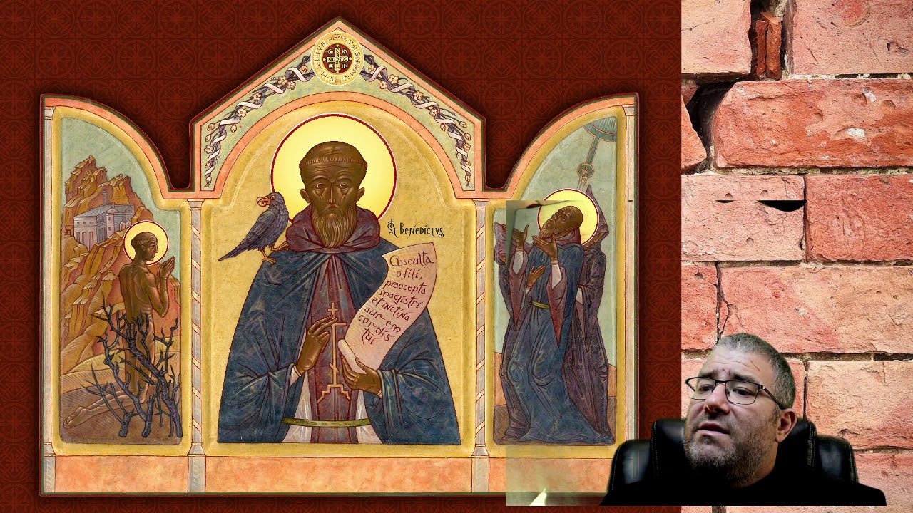 Benedictine Icon designed to show the Vows of the Benedictine Order
