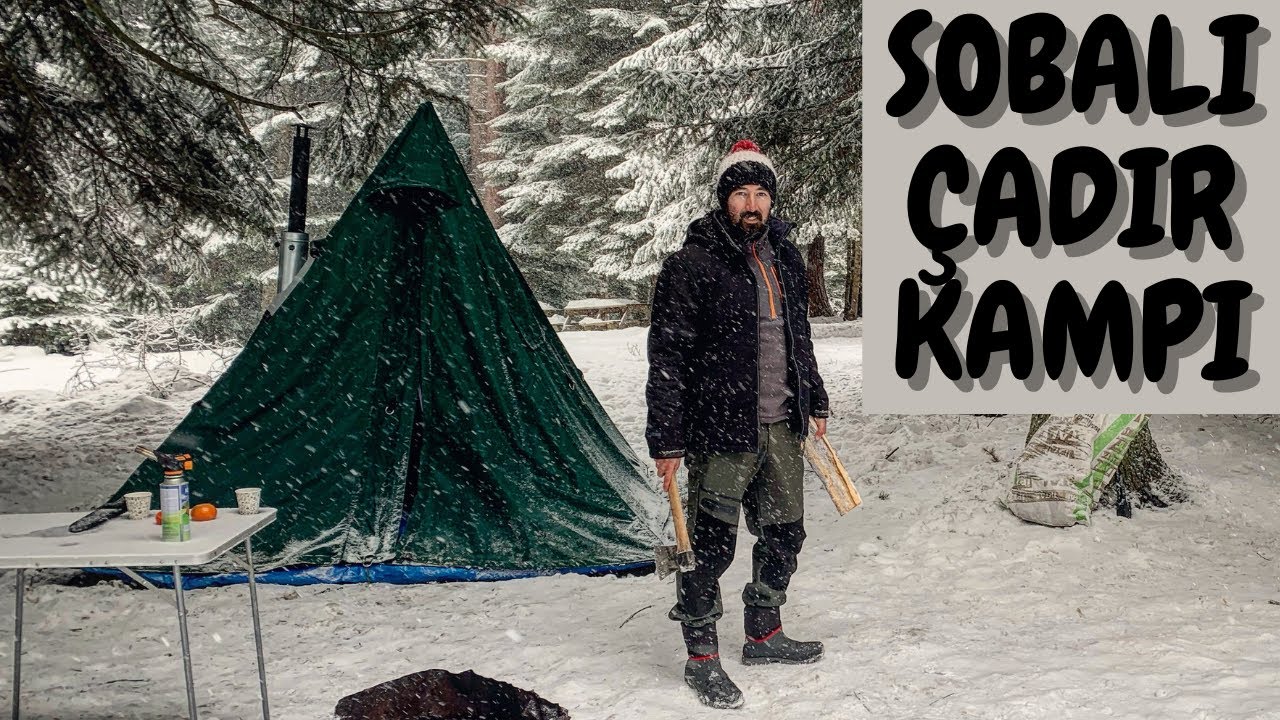 sobalı kızılderili çadırı kış kampı | kar kampı tentipi