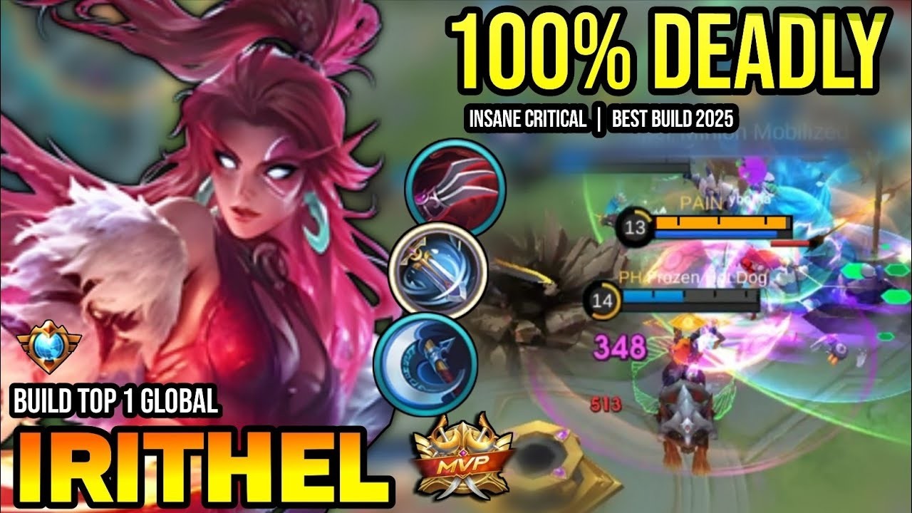 ⚡ Unstoppable Irithel Gameplay | MVP Every Match! ~MLBB