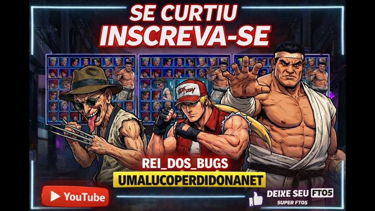 🔴UMMALUCOPERDIDONANET X REI DOS BUGS🕹️COMBATES🕹️NOSTALGIA🕹️SE CURTIU INSCREVA SE KOF97 LIVE+SHOTS