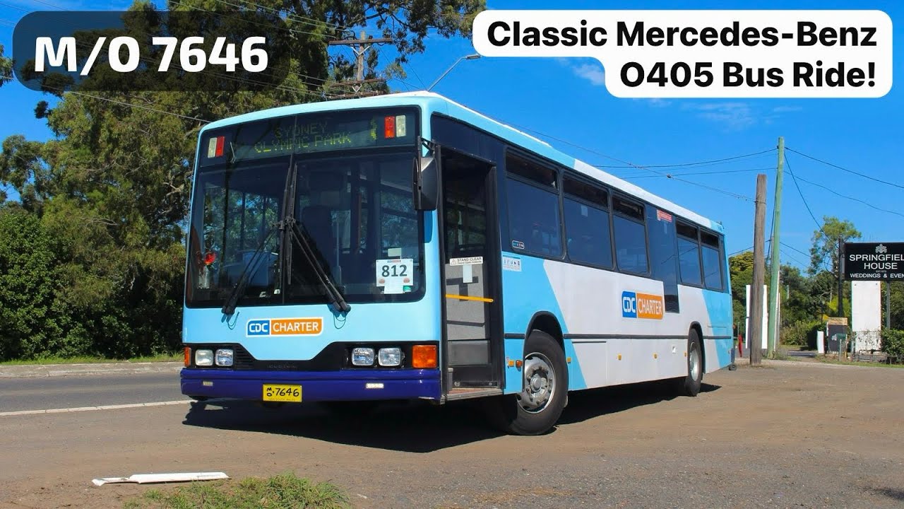 Riding a Beautiful Mercedes-Benz O405 | Bus Vlog #70