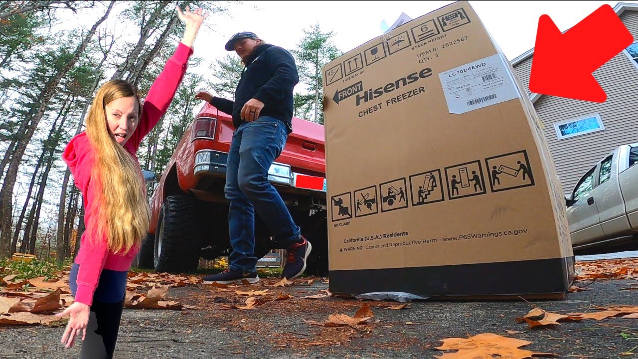 Setting Up Our New HISENSE 7 Cubic Foot Chest Freezer!