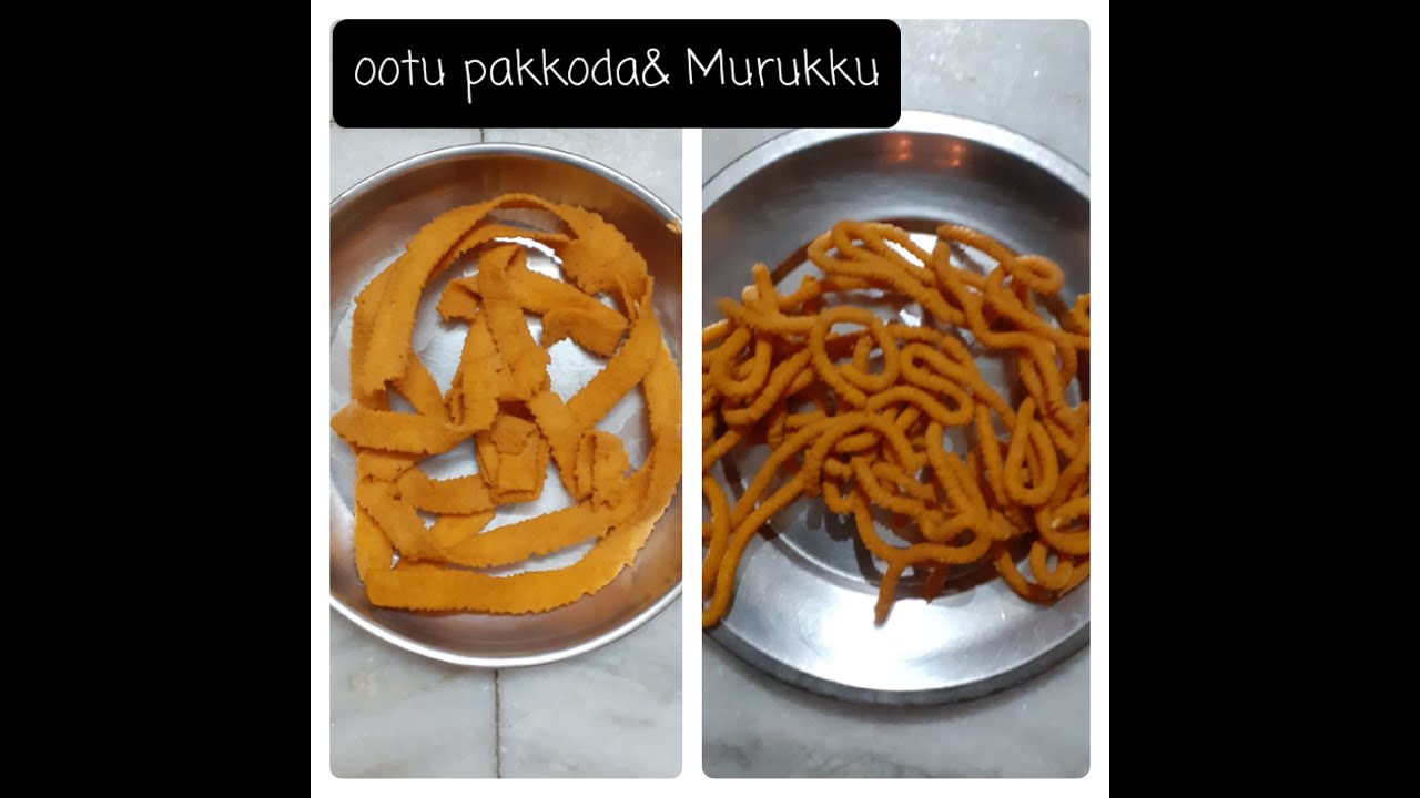 Ribbon pakoda and murukku | Ola pakoda | Seeval recipe | Ootu Pakoda |