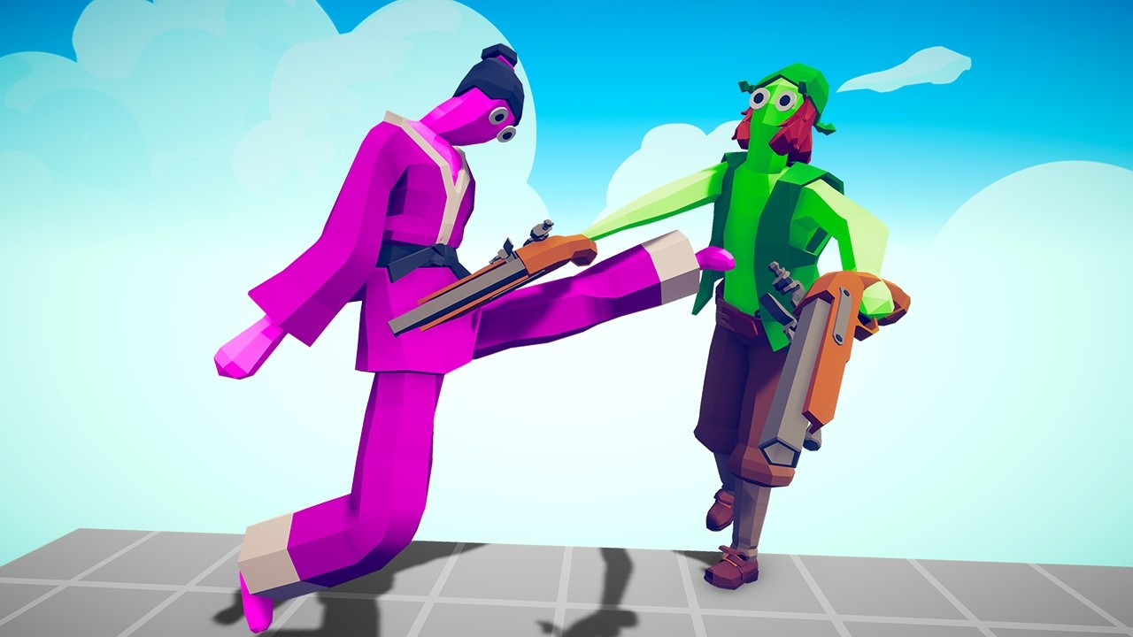 Battle Royale On The Bridge With Low Ground Map | Totally Accurate Battle Simulator TABS