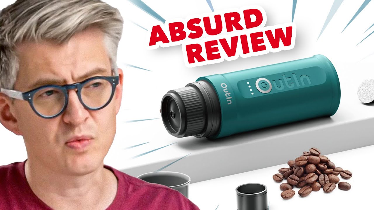 The Outin Nano Portable Espresso Maker - a silly James Hoffmann edit