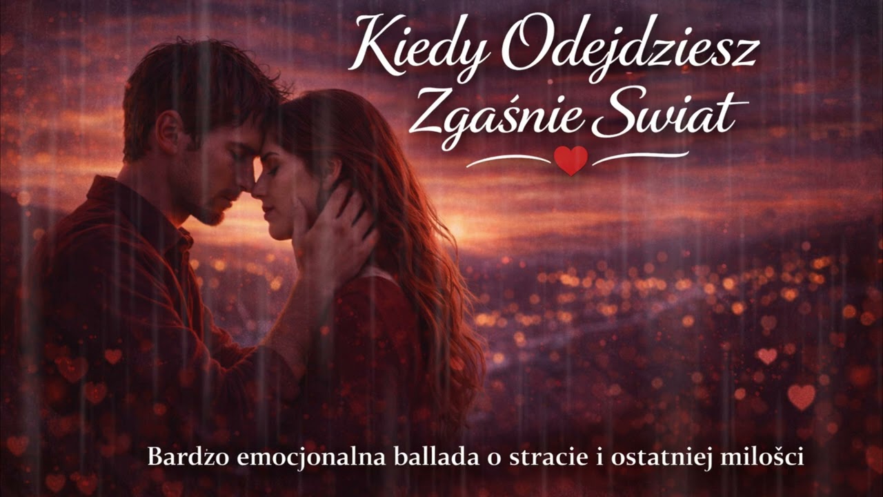 Kiedy Odejdziesz Zgaśnie Świat ❤️❤️🌌💔 Bardzo emocjonalna ballada o stracie i ostatniej miłości