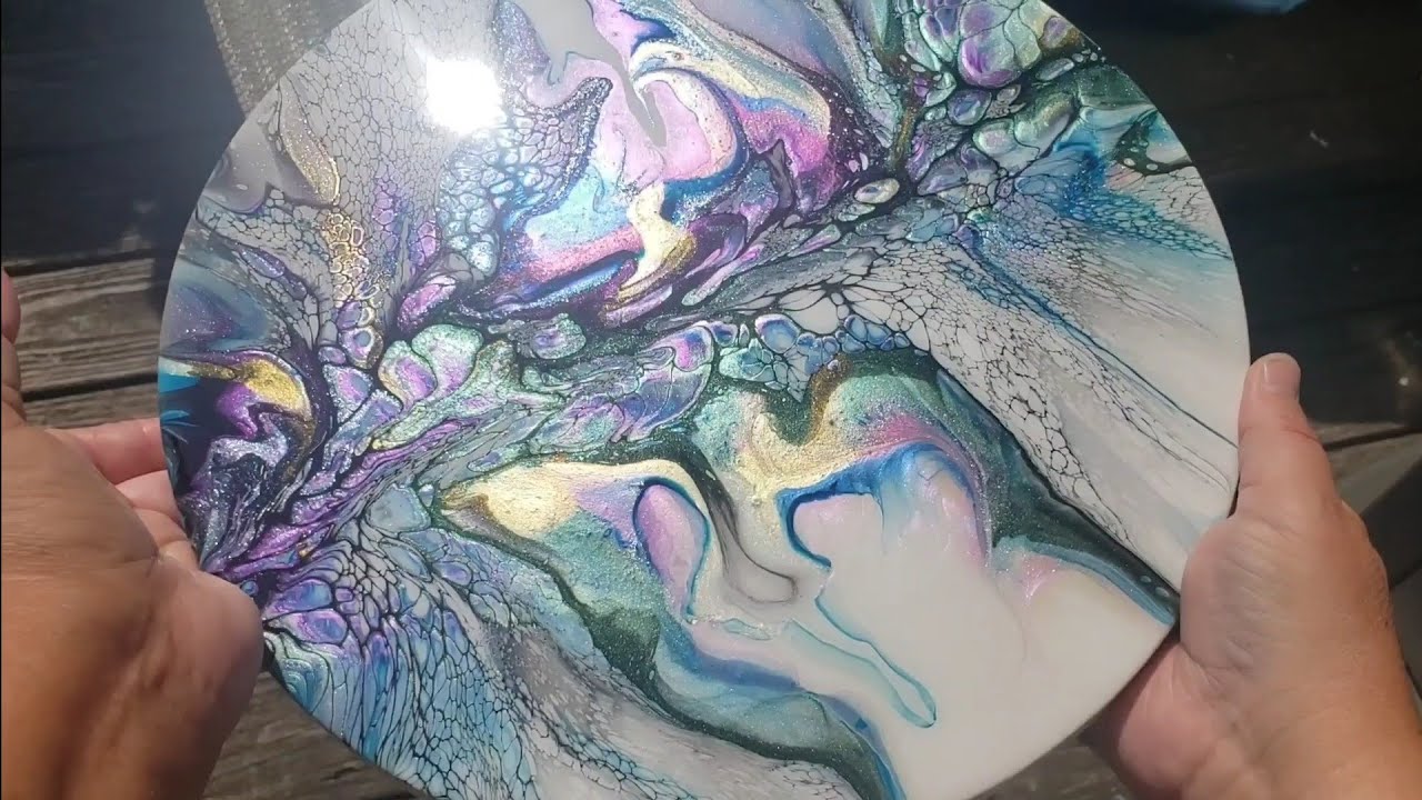 Interference | Acrylic Pour Painting | Abstract Art  #Abstractart #Tammyandersonart #Fluidart