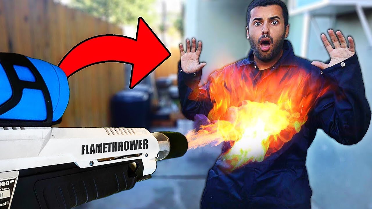I Bought DANGEROUS Fire Safety Equipment And Tested It In My Backyard!! (FIREPROOF SUIT!!)