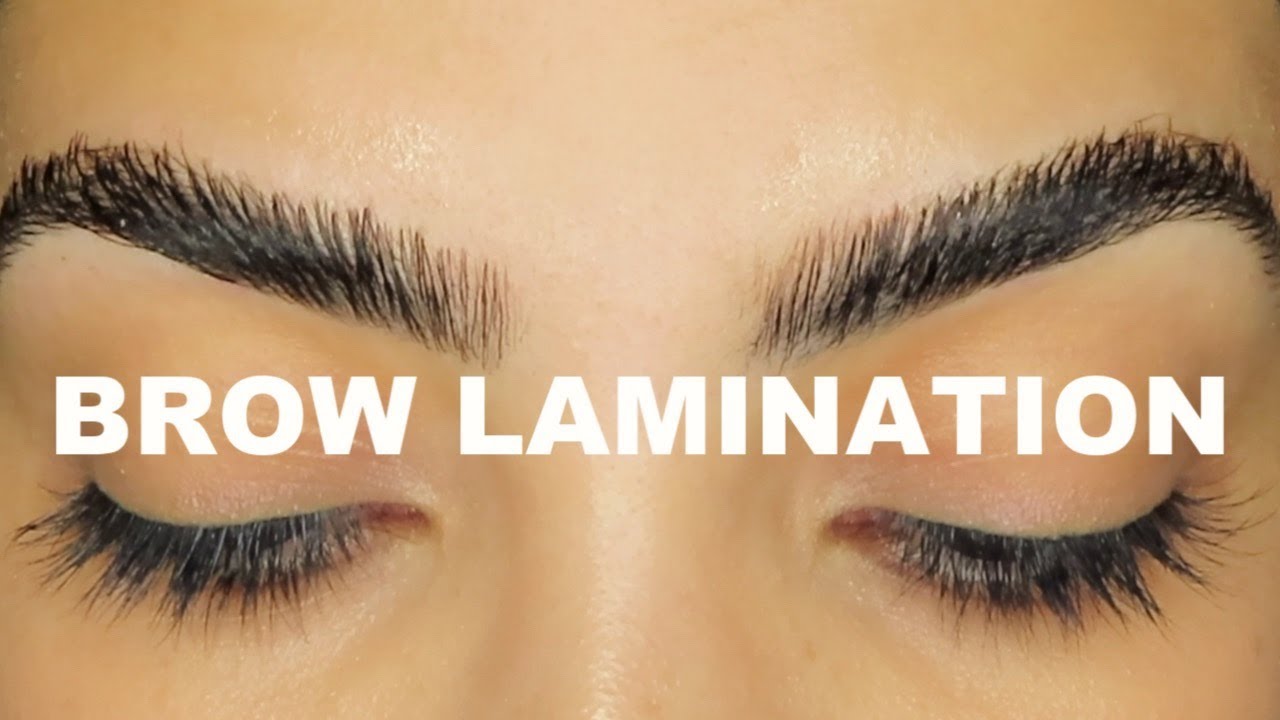 I TRIED AT HOME BROW LAMINATION (DIY)