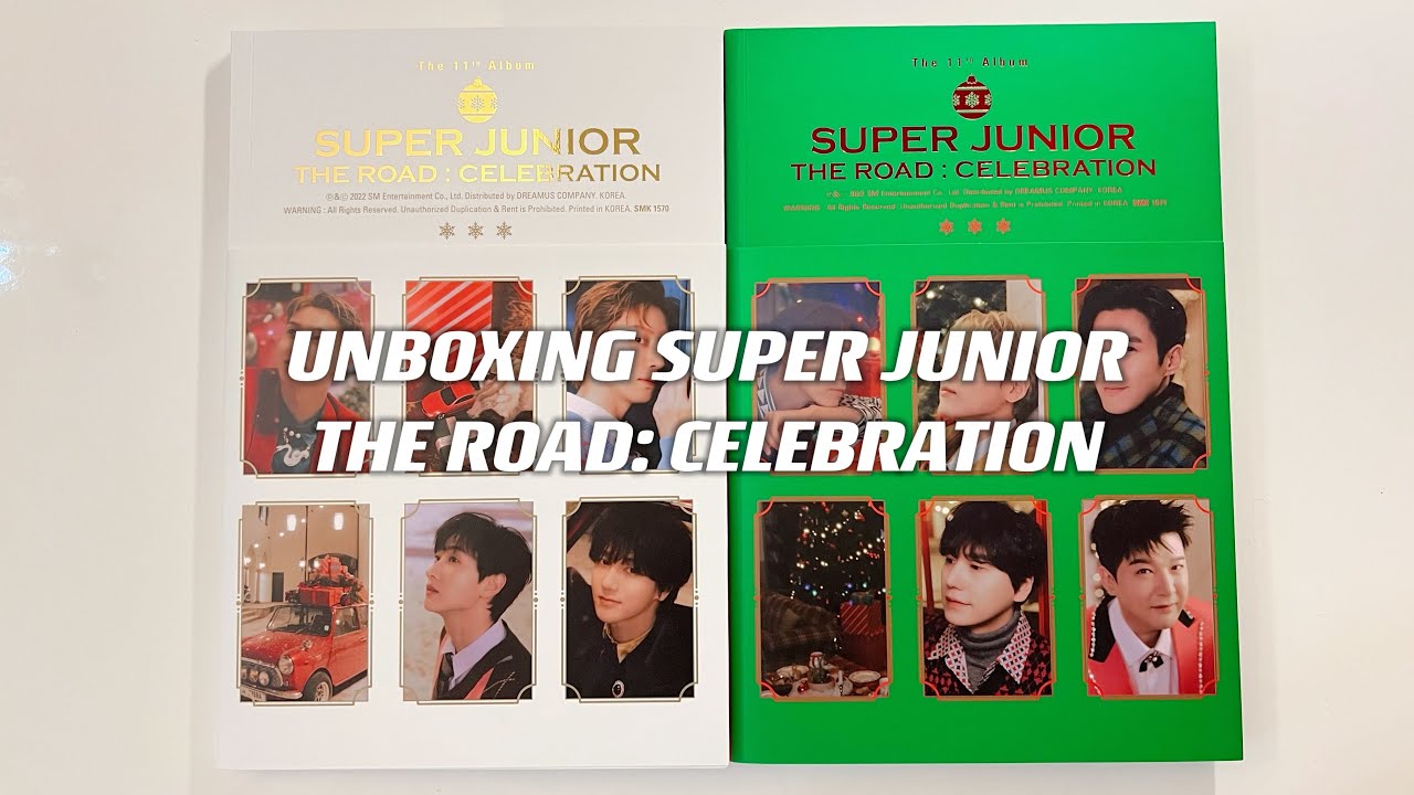 Unboxing ♡ Super Junior 슈퍼주니어 The 11th Album Vol.1 ‘The Road : Keep on Going’