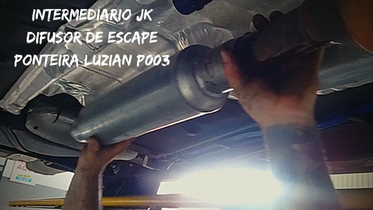 DIFUSOR DE ESCAPE E ABAFADOR JK VECTRA ELEGANCE 2009