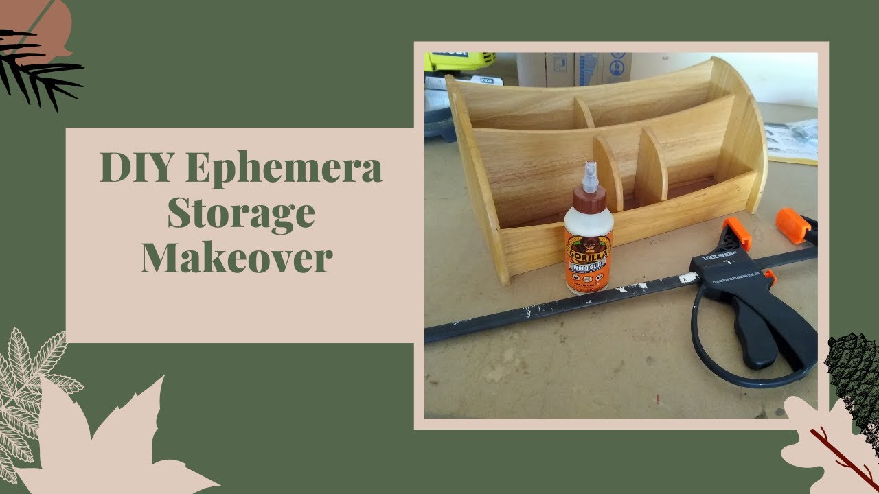 DIY Ephemera Storage Makeover