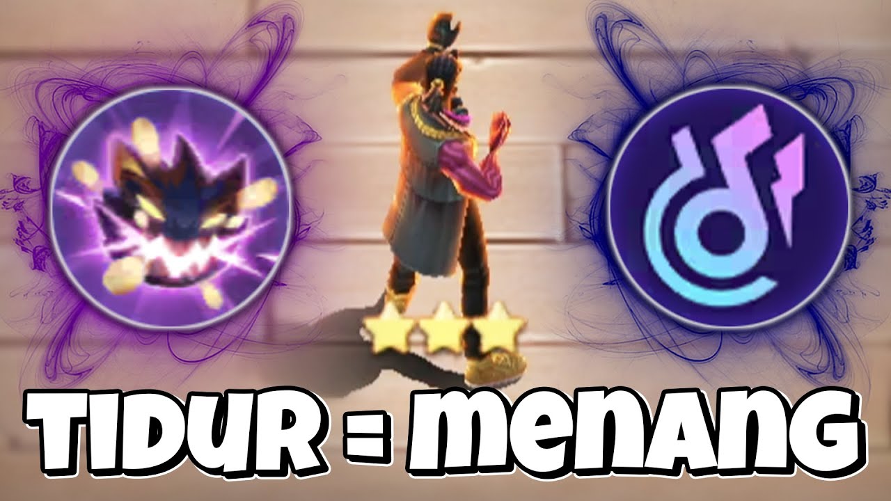 THARZ 3 STUN!! DITINGGAL TIDUR AJA MENANG BROKK!! MAGIC CHESS MOBILE LEGENDS
