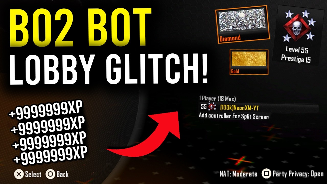 *NEW* BO2 XP BOT LOBBY GLITCH! UNLIMITED CAMOS/XP RIGHT NOW ON BO2 PORT DO ASAP BO2 GLITCHES IN 2026
