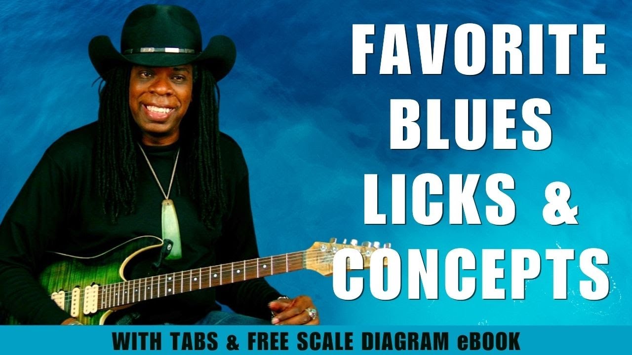 Larry Mitchell Blues Licks & Lick Building Lesson with TABS
