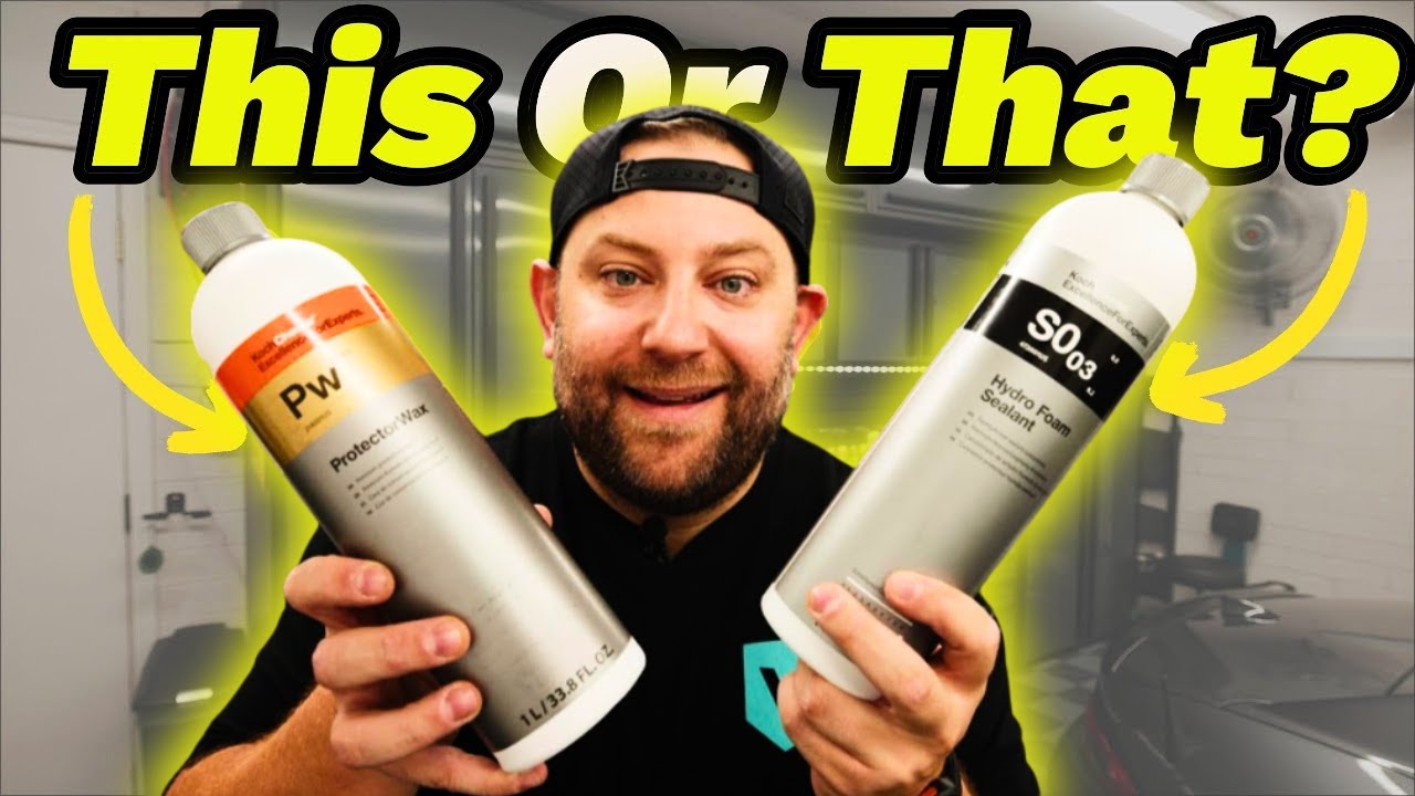 KochChemie Protector Wax vs. S0.03 Hydro Foam Sealant | Best Sealant For Cars