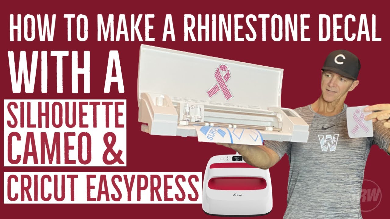 How to Make a Rhinestone Decal with the Silhouette Cameo and Cricut EasyPress