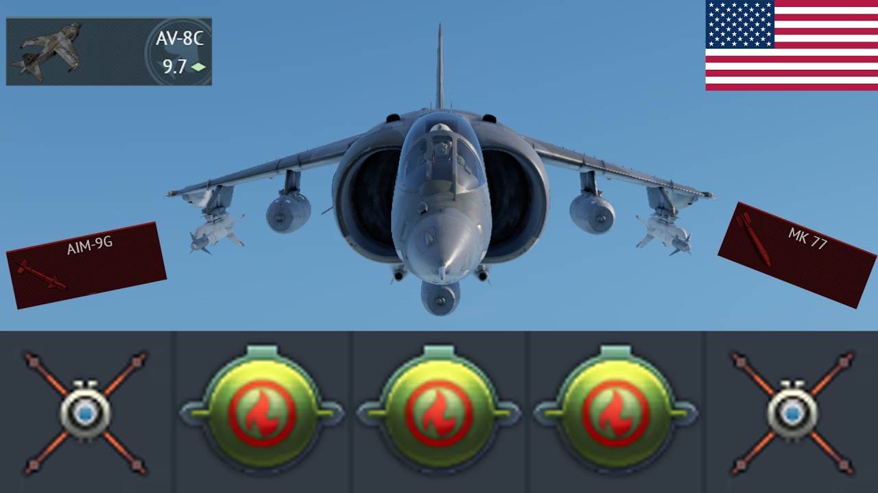 [STOCK]  AV-8C THE BEST MISSILES AT 9.7?? 💣💣