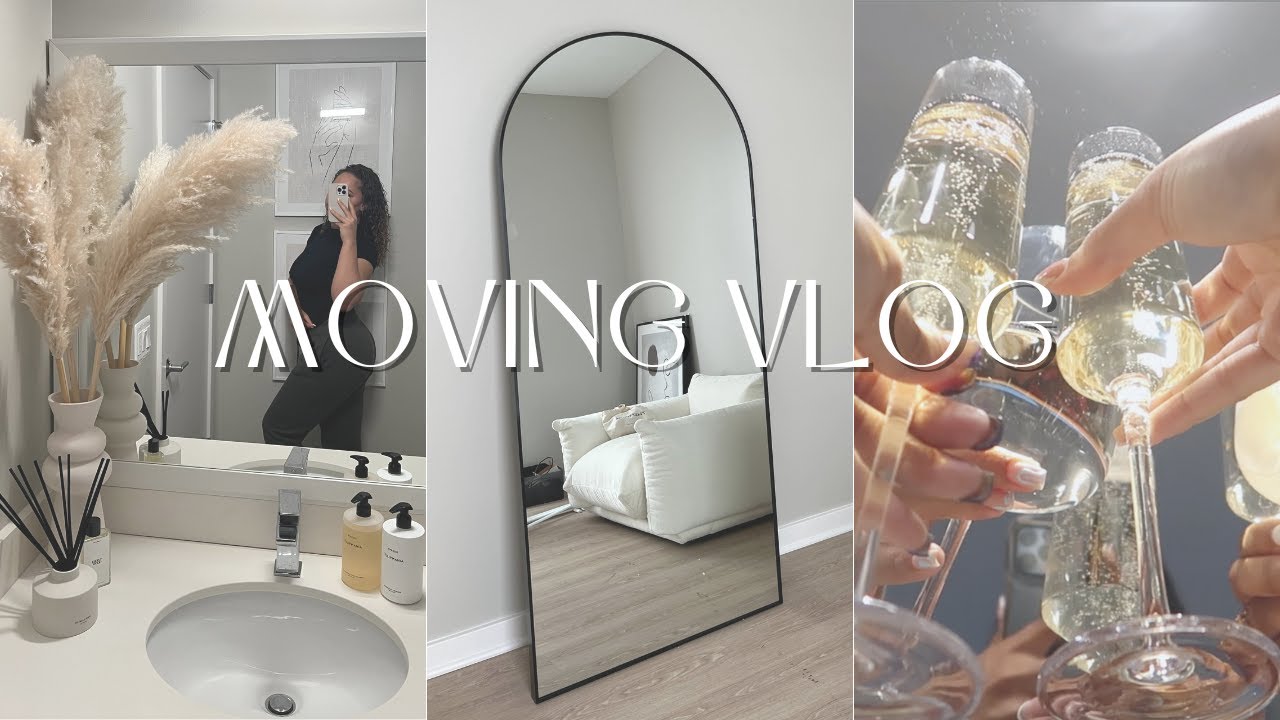 MOVING VLOG 3 | Office Progress!!, Housewarming, Furniture Shopping & more!