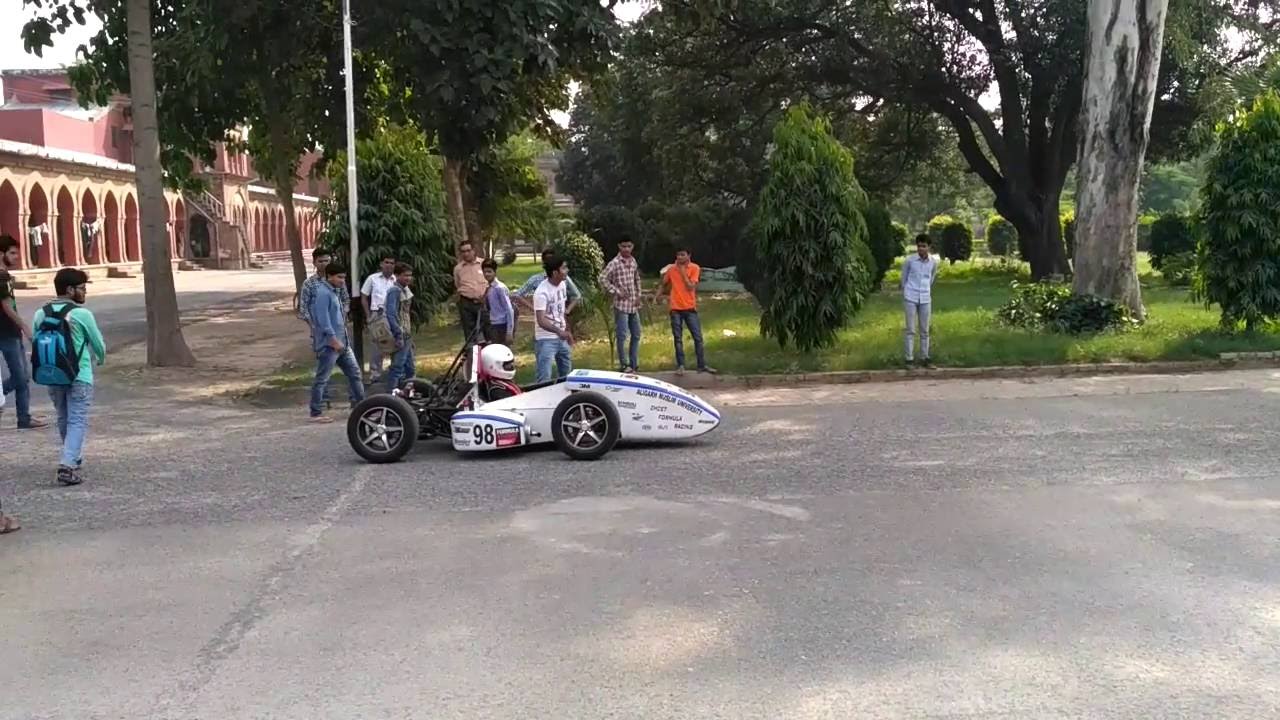 Formula Racing Car made by ZHCET, AMU Students | Aligrah Muslim University.