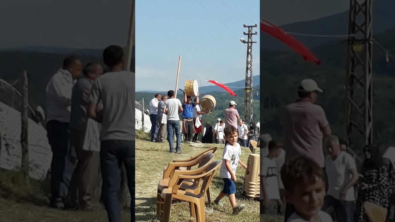 Sinop Ayancık Doğanlı (taslık)Köyü Davul Zurnalı Karşılama.(çilegin hasan abinin düğününden bi kare)