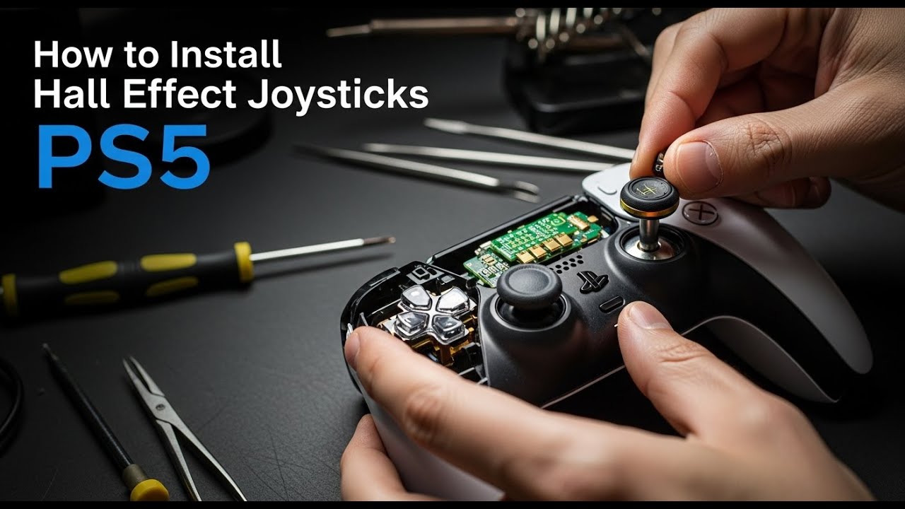 How to Install Hall Effect Joysticks PS5 (Fix Stick Drift Forever)