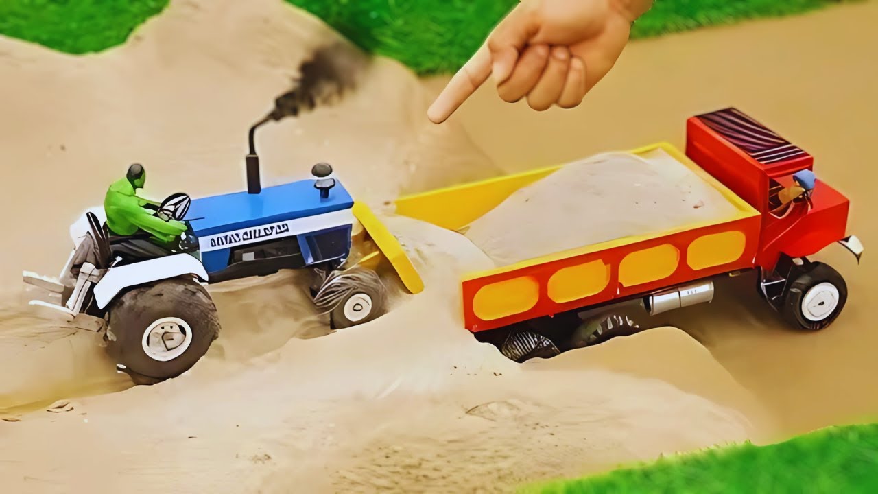 The Secret to Efficient Sand Loading with Mini Trucks Revealed! @MNSShanto