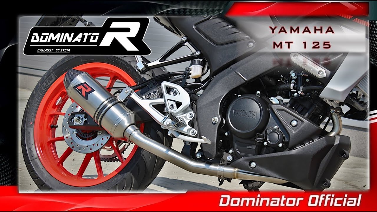 Yamaha MT 125 💥 Dyno 🔥 Pure Sound 🔊 Dominator Full System 🎧HQ Sound 🇵🇱 ⚡Exhaust Compilations
