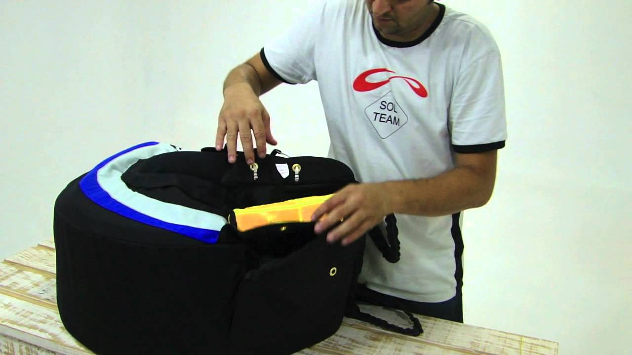 Instalação reserva Nitro - SOL Paragliders