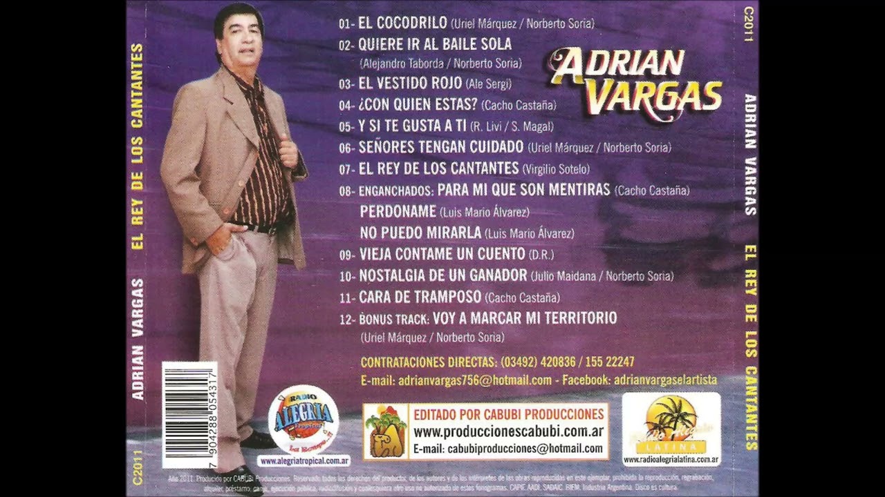 Adrian Vargas - Enganchados: Para mi que son mentiras - Perdoname - No puedo olvidarla
